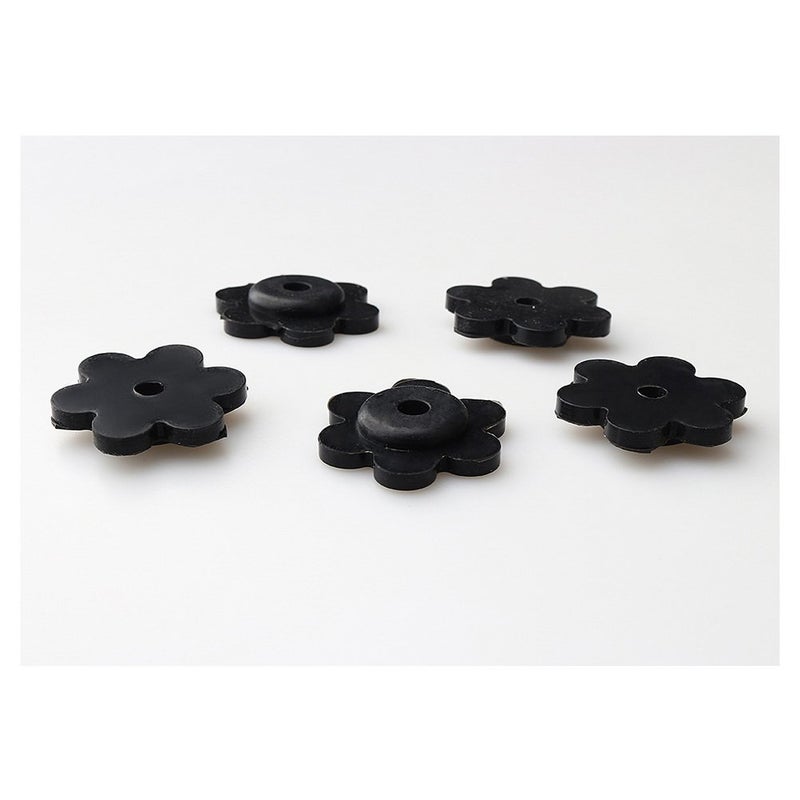 SUMAJU 5pcs Flag Stops, Rubber Garden Flag Stoppers Flag Pole Stopper for Christmas Garden Flag Pole Stand - Image 5